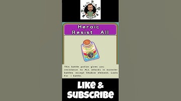 The Items of Prodigy: Heroic Resist All #prodigy #education #tutorial #math #items #magic #potion