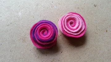 How To Make A 2 Tone Simple Felt Flower - DIY Crafts Tutorial - Guidecentral