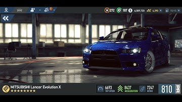 NFS No Limits | Tuned #38 | Mitsubishi Lancer Evo X