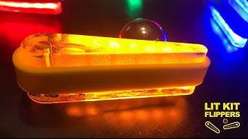 Lit Kit Flippers - Pinball Mod Promotional Video