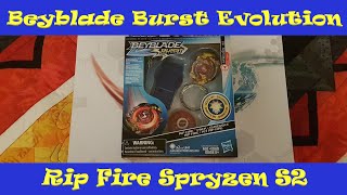 RIP FIRE SPRYZEN S2 Unboxing & Review + QR Codes!! #beybladebattles #ベイブレードバースト