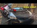 I am K Swapping my Civic FD 1.8 ! R18 to K24