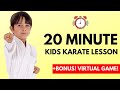 How To Learn Karate For Kids Online | 20 Minute Lesson!