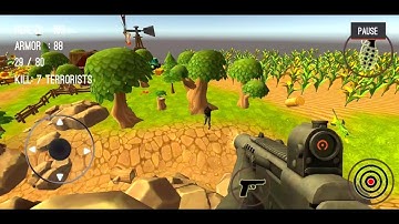 Counter Attack Terrorist City Android Gameplay #8 (LEVEL 1-6)