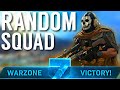 PLAYING WITH A RANDOM SQUAD IN WARZONE *we actually were cracked*