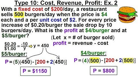 Algebra - Ch. 2: Word Problem (39 of 46) Type 10: Cost, Revenue, Profit: Ex. 2