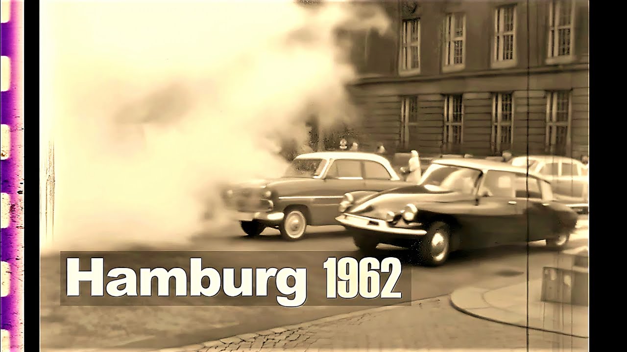 Hamburg 1962 - Sturmflut - der Tag danach - privat gefilmt - Störmflood - storm surge