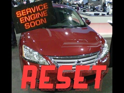 How to reset Service Engine soon Light on a 2014 Nissan Sentra