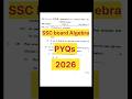 SSC Algebra Question Paper 2026 | Maharashtra board