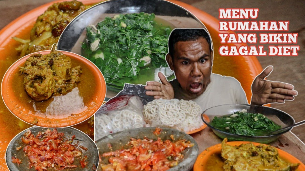Mukbang menu Rumahan yang bikin gagal diet 