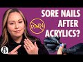 WHY nails hurt after removing acrylics + tips for the discomfort