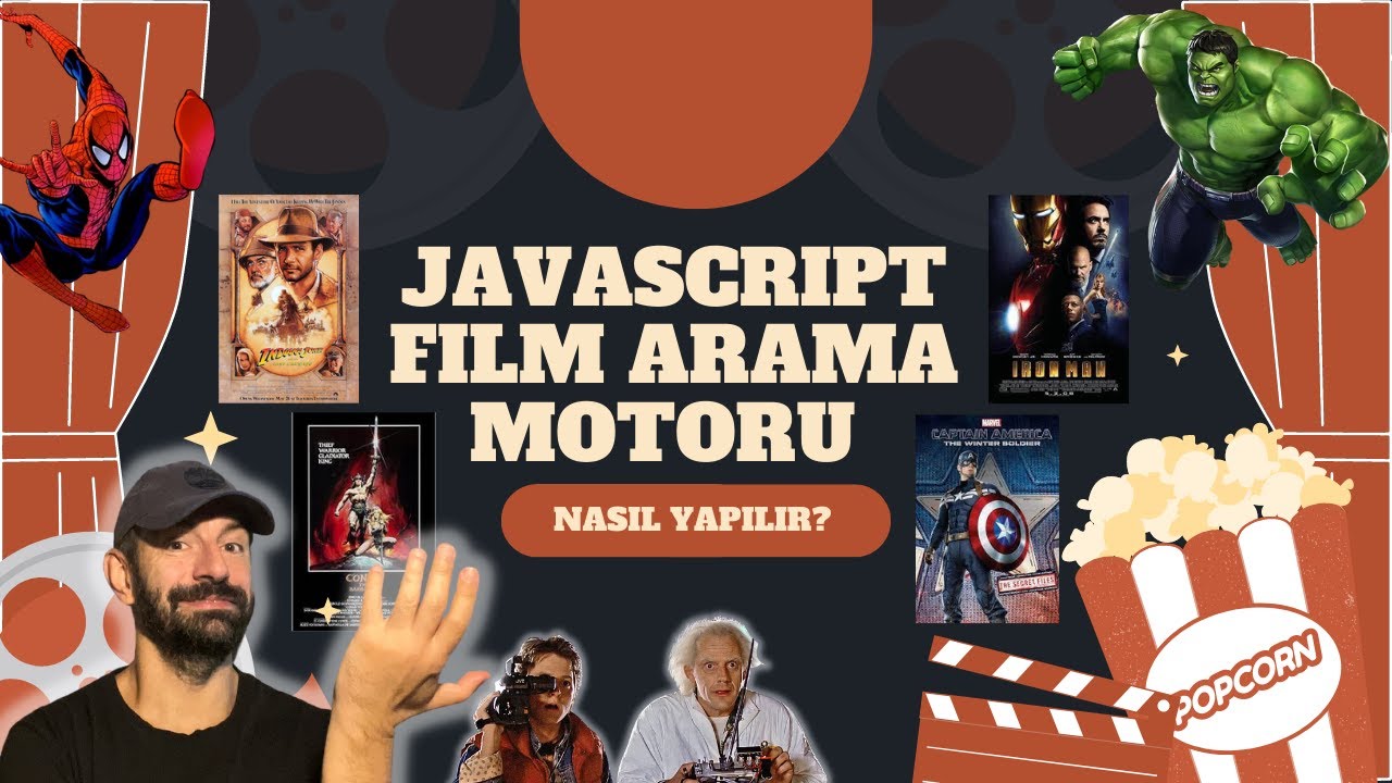 Javascript kullanarak Film Arama Motoru yapımı #javascript #html #css