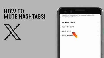 How to Mute Hashtags on X Twitter [easy]