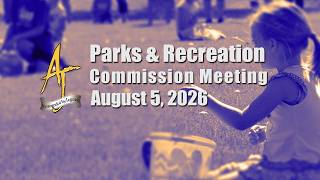 Parks Recreation Commission Meeting - 26