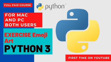 EXERCISE Emoji Art in Python 3 | Coding for Kids: Python: Learn to Code 50 Awesome Games Activities