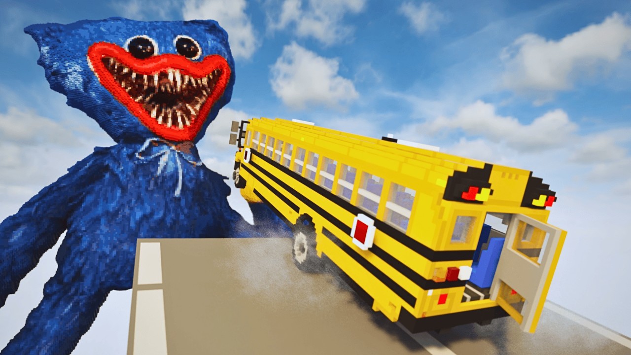 Huggy Wuggy VS Cars in Teardown