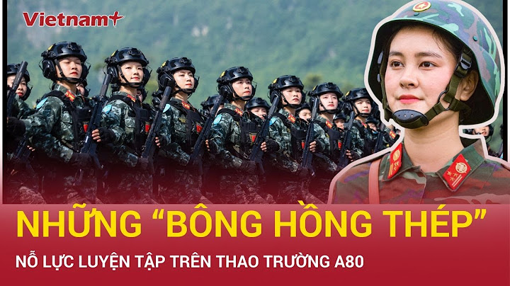 Những nữ quân nhân xinh đẹp trên thao trường A80