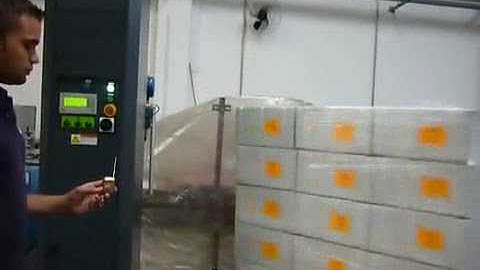 Fhope-A300 automatic pallet wrapping machine with film stretch wrapper cutter