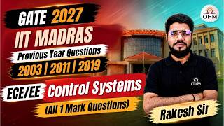 Control Systems PYQs | IIT Madras GATE Papers (2003, 2011 & 2019) | 1-Mark Questions | GATE 2027