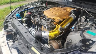 G35 Single turbo kit install