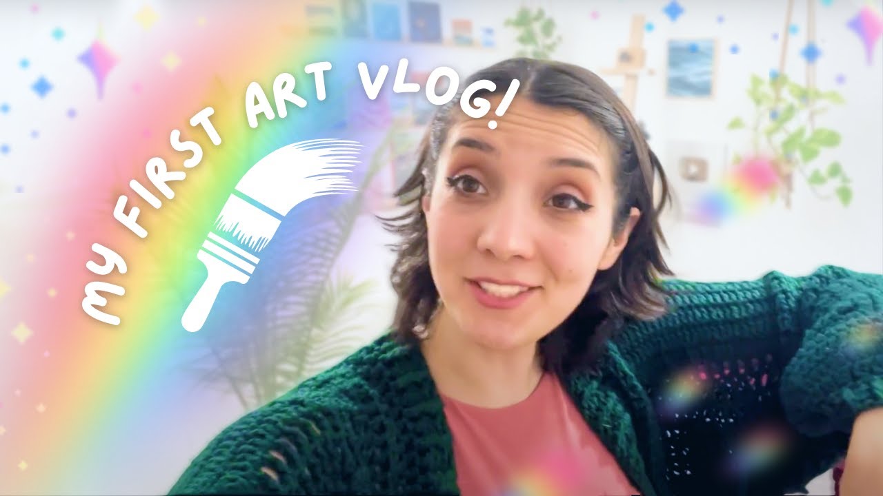 My First Art Vlog! 🎨 Studio setup, art supply shopping and haul, and