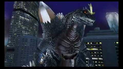 Godzilla Unleashed: Godzilla 2000 Vs SpaceGodzilla 1080P HD