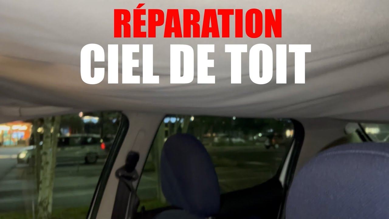 Ciel de toit : Technique de changement de tissu - Réparation de la coque à  la Résine - Peugeot 206 