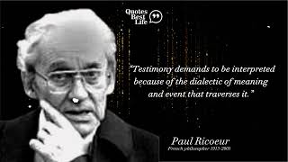 Top 30 Paul Ricoeur Quotes 2023 Update | Quotes Best Life