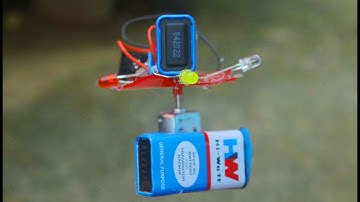 DC MOTOR hacks - Switch , LED , 9v Battery , Motor , Fan - Beginner tutorial