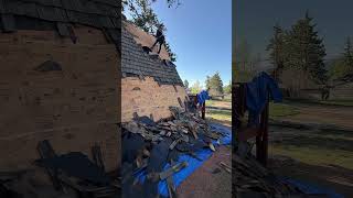New roof just went up on my upcoming A-Frame listing in Woodland Park! 🏕️ 😎
