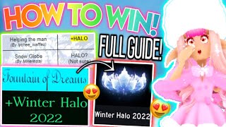 ALL WINTER HALO 2022 ANSWERS! *FULL GUIDE* HOW TO WIN EASILY! ❄️ ROBLOX Royale High Christmas Update