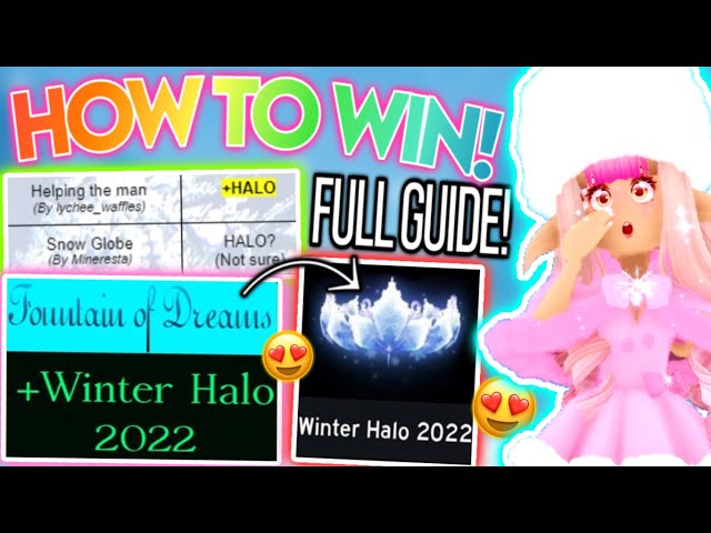 Winter Halo 2022 answers!credits:in image : r/RoyaleHigh_Roblox