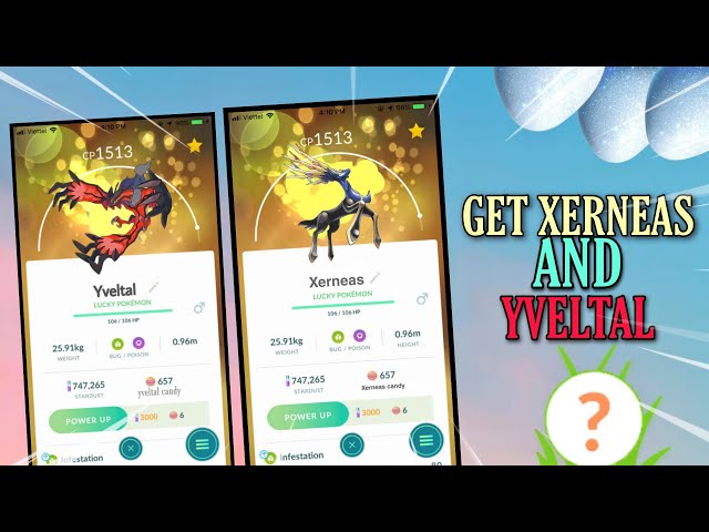 Os Pokémon Lendários Xerneas e Yveltal estrearão no Pokémon GO