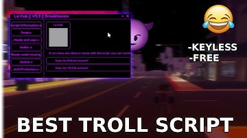 BrookHaven Script OP! | No Key | Best Troll GUI 😂 | Free Gamepass and more!