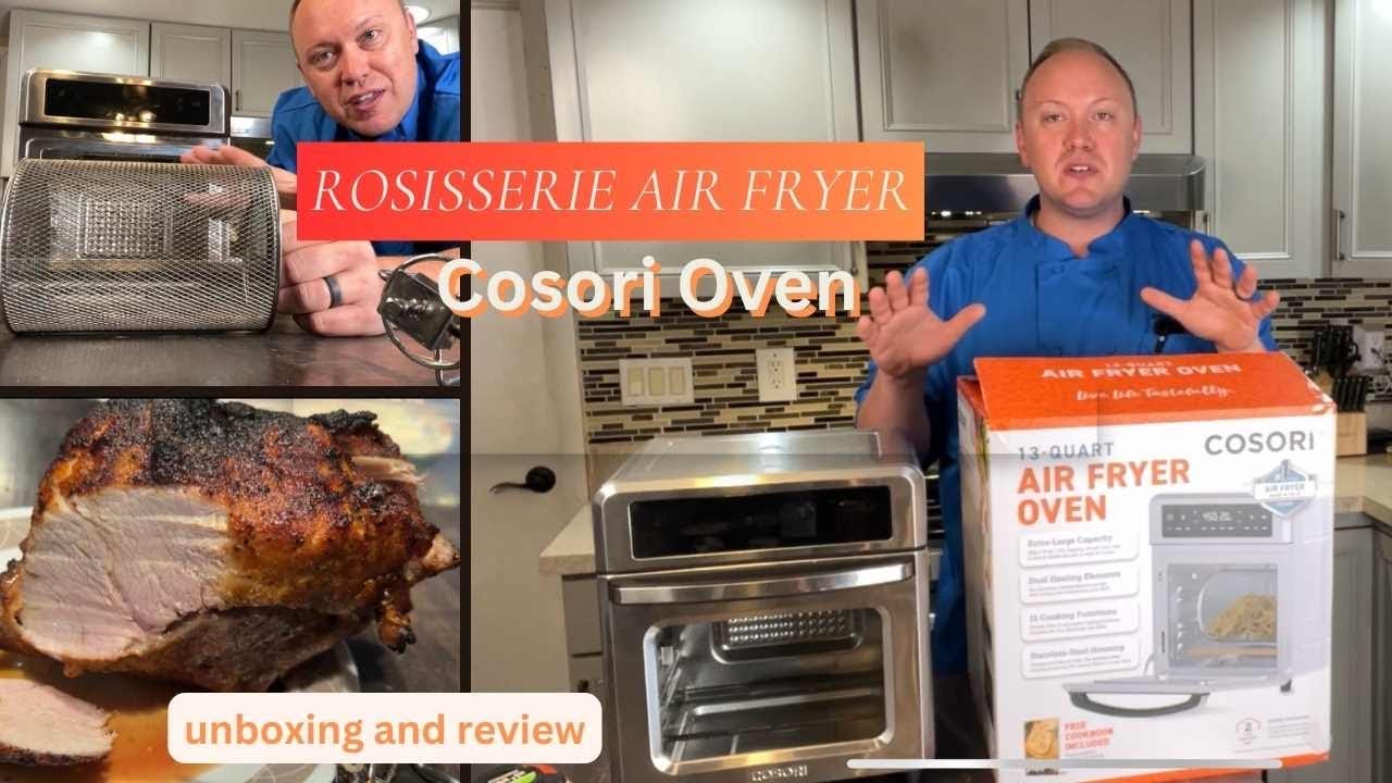 Cosori Rotisserie Air Fryer Cooks Everything Fast, Flavorful and Crispy! 