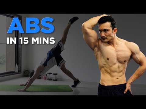 Train Abs In 15 Mins At Home|