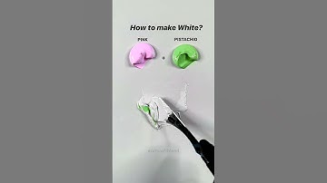 How to Make White Paint? #colormixing #satisfying
