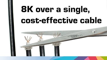 Transport 8K over a single, cost-effective wire with TICO