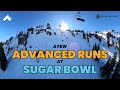 A few advanced runs at sugar bowl  california