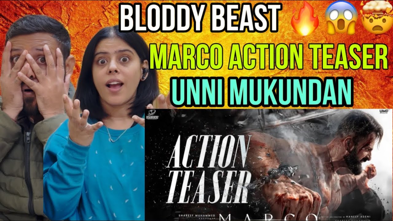 Marco - Action Teaser Reaction | Unni Mukundan | Shareef Muhammed | Haneef Adeni | Ravi Basrur |
