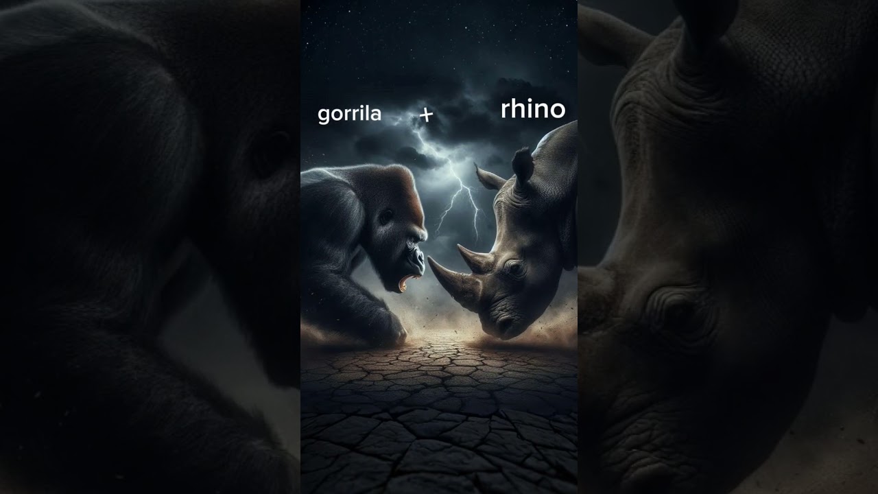 🌟 Unstoppable Beast! 🦍🦏 | Gorilla-Rhino Hybrid in Action! 💥 