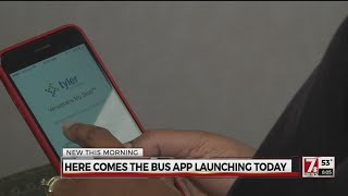 Here Comes the Bus App launch
