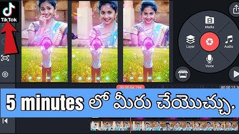 Tiktok trending sky background video editing with kinemaster | editing in kinemaster telugu