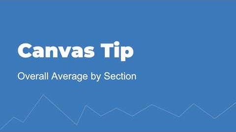 Canvas Section Average