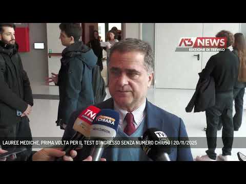 LAUREE MEDICHE, PRIMA VOLTA PER IL TEST D'INGRESSO SENZA NUMERO CHIUSO | 20/11/2025