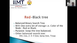 Red Black Tree | B. Sc. (Computer Science) | IIMT College of Science & Technology, Greater Noida