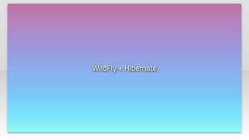 WildFly + Hibernate