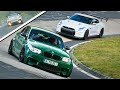 Chasing Flame-Spitting GTR's In The BMW 1M Coupe On The Nordschleife