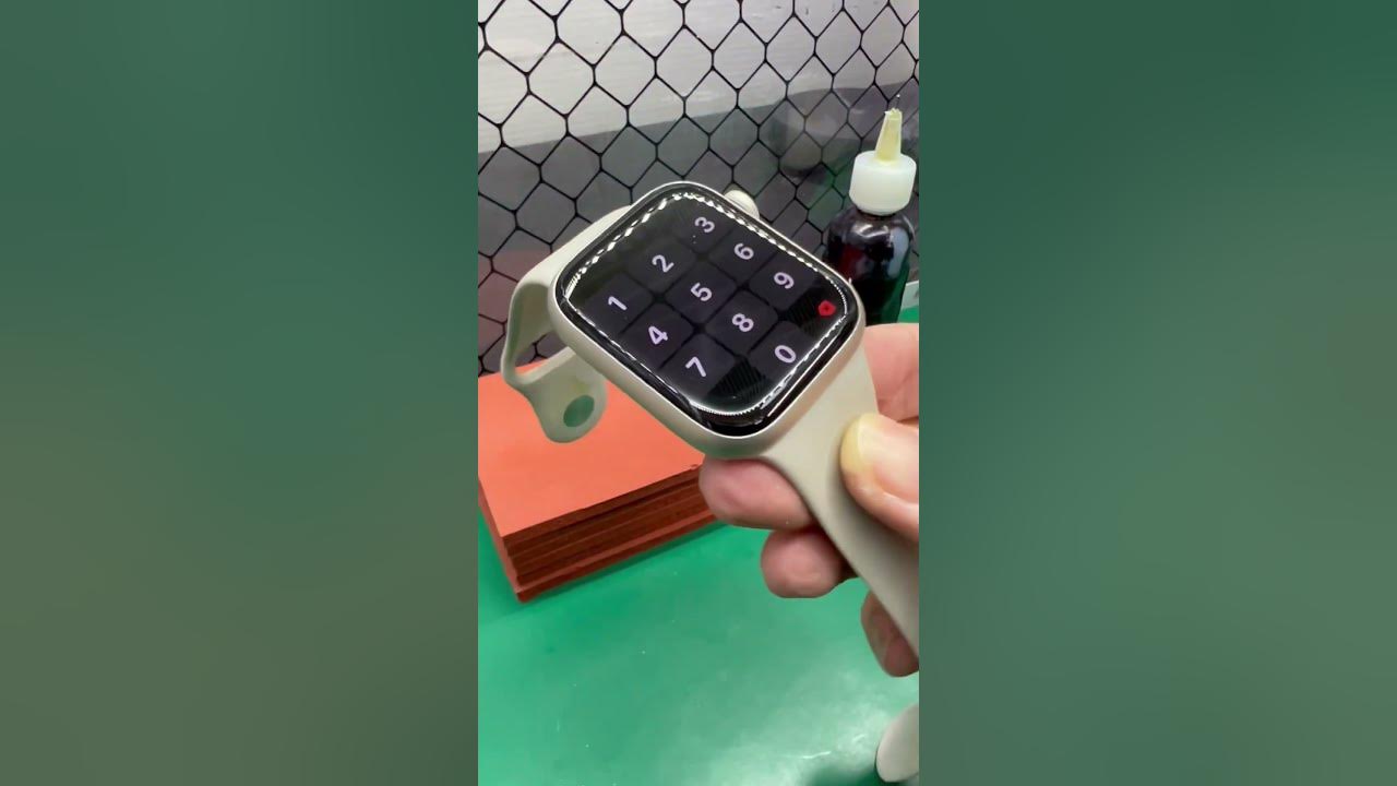 Как снять стекло с apple watch Спасло ли Apple Watch защитное стекло с ультрафиолетовым клеем? #repair #apple #