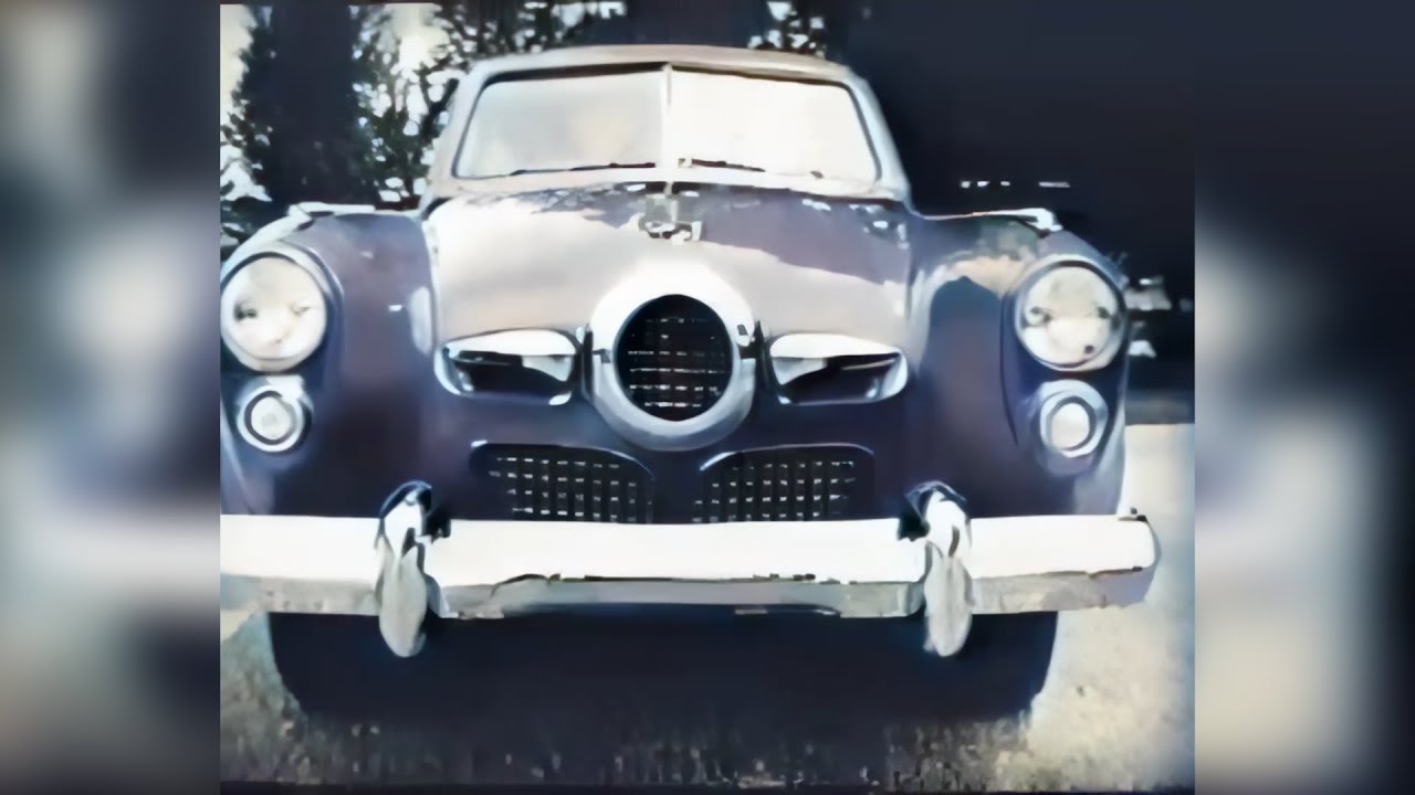 1950 Studebaker | Retro Road Test of the Iconic Bullet Nose (Colorized Restoration)